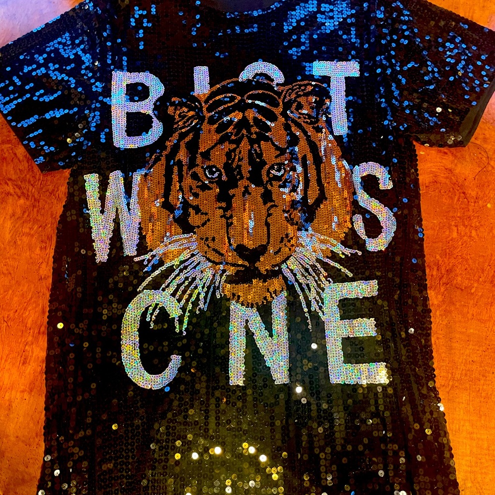 Animal In Me Sequin Shirt Dress Fashion Nova